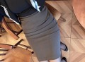 吃瓜# 老板非要我穿黑丝来上班，下班还要操我
