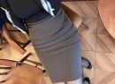 吃瓜# 老板非要我穿黑丝来上班，下班还要操我