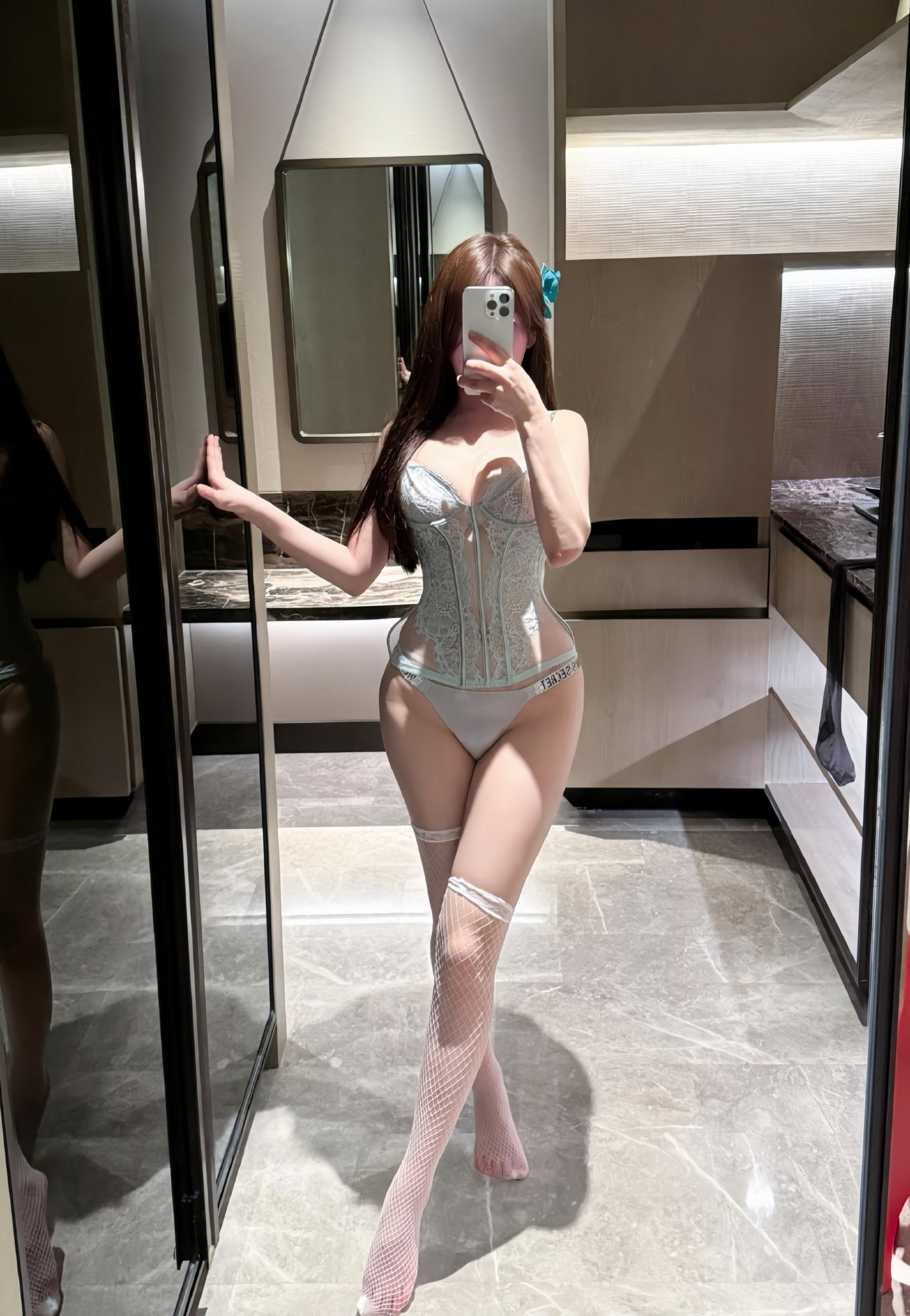 微密圈# 奔跑的晶骡儿 - 性感情趣蕾丝  第2张